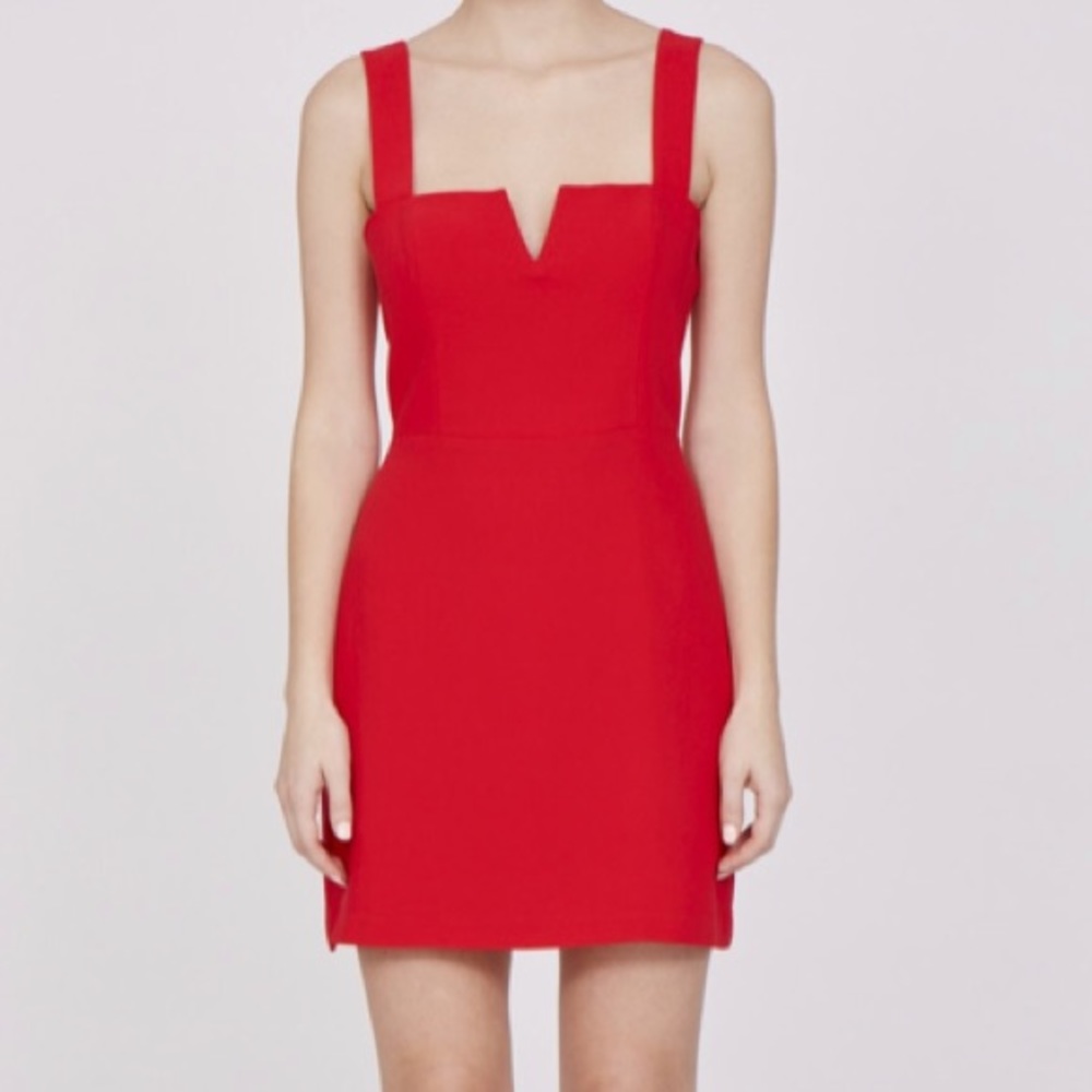 Amanda Uprichard Red Cocktail Dress